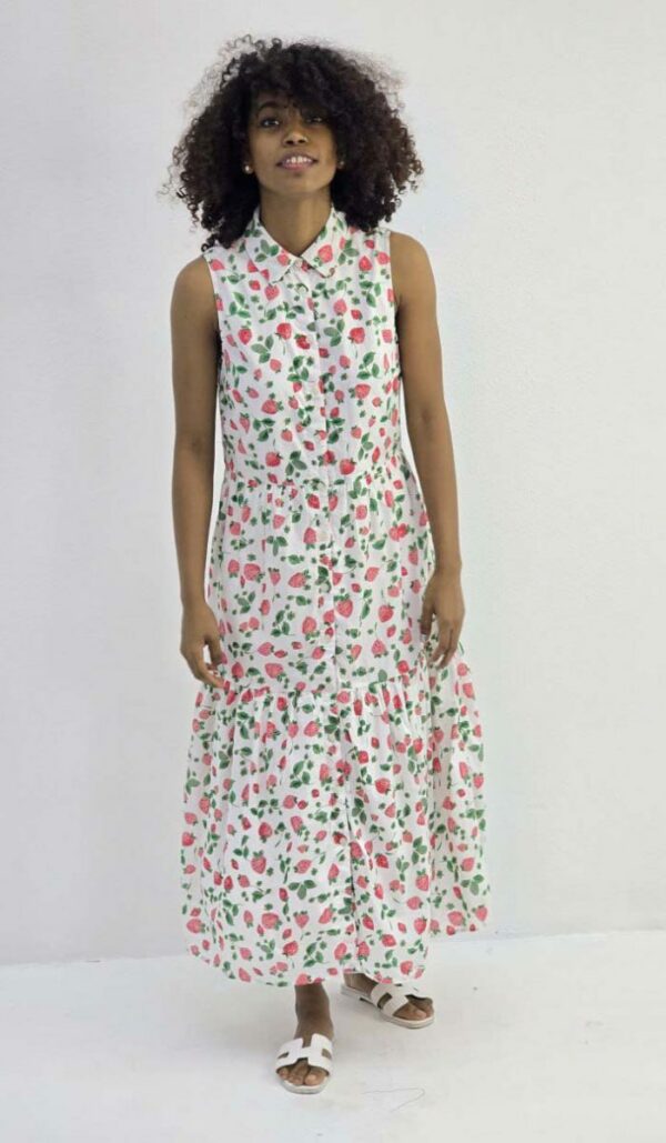 Indian pleated beach maxi