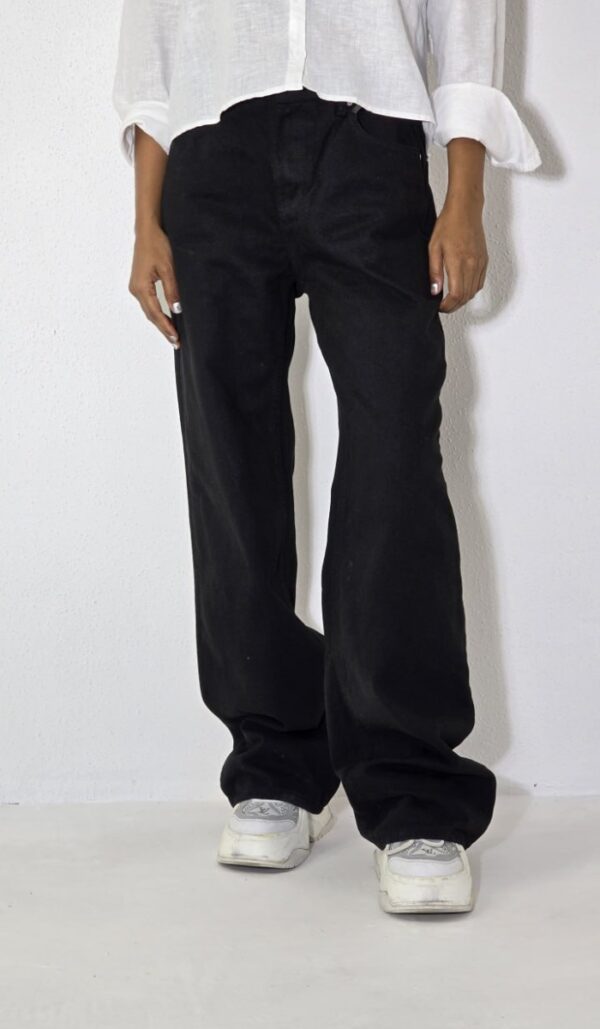 black bag mango pants