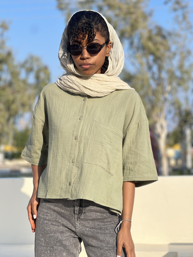 shomiz-crop-green-panbe-bershka