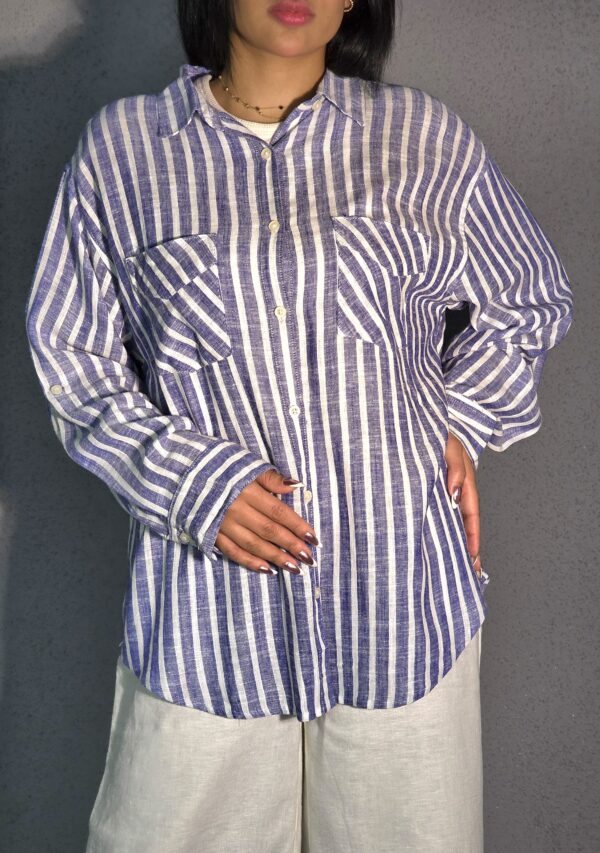 shomiz-linen-blue-bershka-