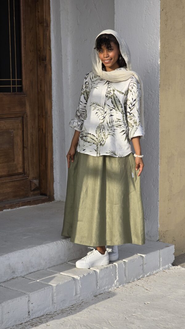 daman-italien-linen-olive-details